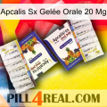 Apcalis Sx Gelée Orale 20 Mg 12